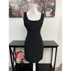 Scott McClintock Black Sleeveless Dress